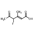 CAS 登录号：124412-83-5， (2E)-4-氟-3-甲基-5-氧代-2-己烯酸