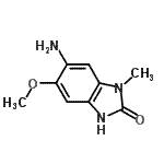 CAS#: 124424-20-0, 6-Amino-5-Methoxy-1-Methyl-1,3-Dihydro-2H-Benzimidazol-2-One