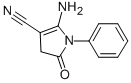 CAS 登录号：124476-77-3， 2-氨基-5-氧代-1-苯基-4H-吡咯-3-甲腈