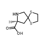 CAS#: 124492-04-2, (8S)-1,4-Dithia-7-Azaspiro[4.4]Nonane-8-Carboxylic Acid