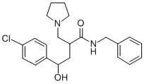 CAS#: 124500-17-0, 4-(4-Chlorophenyl)-4-Hydroxy-N-(Phenylmethyl)-2-(Pyrrolidin-1-Ylmethyl)Butanamide