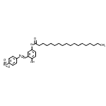 CAS 登录号：124522-01-6， 4-羟基-3-[(E)-(4-硝基苯基)偶氮]苯基硬脂酸酯
