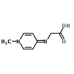 CAS 登录号：124571-54-6， N-(1-甲基-4(1H)-吡啶基亚基)甘氨酸