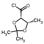 CAS 登录号：124600-39-1， (4S,5S)-2,2,5-三甲基-1,3-二氧戊环-4-甲酰氯