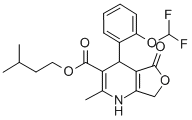 CAS#: 124733-03-5, 3-Methylbutyl 4-[2-(Difluoromethoxy)Phenyl]-2-Methyl-5-Oxo-4,7-Dihydro-1H-Furo[3,4-e]Pyridine-3-Carboxylate