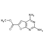 CAS#: 124738-77-8, Methyl 2,4-Diaminofuro[2,3-d]Pyrimidine-6-Carboxylate