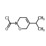 CAS#: 124739-89-5, 5-Isopropyl-3,6-Dihydro-2H-1,2-Oxazine-2-Carbonyl Chloride