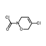 CAS#: 124739-92-0, 5-Chloro-3,6-Dihydro-2H-1,2-Oxazine-2-Carbonyl Chloride