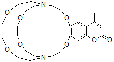 CAS#: 124804-69-9, 6,7-(4-Methyl)Coumaro-(2.2.2)Cryptand