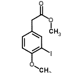 CAS#: 124840-58-0, Methyl (3-Iodo-4-Methoxyphenyl)Acetate