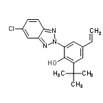 CAS 登录号:124883-10-9, 2-(5-氯-2H-苯并三唑-2-基)-6-(2-甲基-2-丙基)-4-乙烯基苯酚