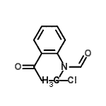 CAS 登录号：124958-63-0， N-[2-(氯乙酰基)苯基]-N-甲基甲酰胺