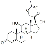 CAS#: 1250-97-1, 11alpha,17,21-Trihydroxypregn-4-Ene-3,20-Dione 21-Acetate