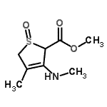 CAS#: 125088-83-7, Methyl 4-Methyl-3-(Methylamino)-2,5-Dihydro-2-Thiophenecarboxylate 1-Oxide