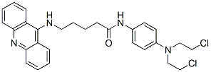 CAS#: 125173-77-5, 5-(Acridin-9-Ylamino)-N-[4-[Bis(2-Chloroethyl)Amino]Phenyl]Pentanamide