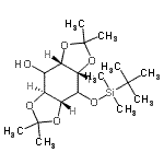 CAS#: 125214-72-4, (3aS,4aS,7aR,8aS)-8-{[Dimethyl(2-Methyl-2-Propanyl)Silyl]Oxy}-2,2,6,6-Tetramethylhexahydro[1,3]Dioxolo[4,5-f][1,3]Benzodioxol-4-Ol