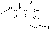 CAS 登录号：125218-33-9， 3-氟-N-{[(2-甲基-2-丙基)氧基]羰基}酪氨酸