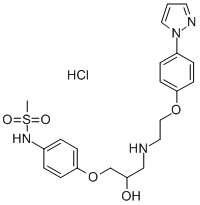 CAS#: 125228-72-0, N-[4-[2-Hydroxy-3-[2-(4-Imidazol-1-Ylphenoxy)Ethylamino]Propoxy]Phenyl]Methanesulfonamide Hydrochloride