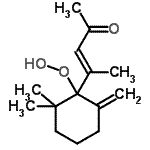 CAS 登录号：125284-20-0， (3E)-4-(1-氢过氧基-2,2-二甲基-6-亚甲基环己基)-3-戊烯-2-酮