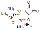 CAS#: 125304-30-5, tetraamminedichloro[m-[3,4-dihydroxy-3-cyclobutene-1,2-dionato]]diplatinum,