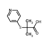 CAS#: 125305-75-1, 2-Methyl-2-(4-Pyridinylsulfanyl)Propanoic Acid