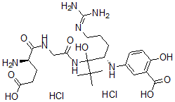 CAS#: 125319-05-3, gamma-Tert-Butyloxy-Glu-Gly-Arg-3-Carboxy-4-Hydroxyanilide dihydrochloride