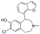 CAS#: 125341-24-4, 8-Chloro-7-hydroxy-3-methyl-5-(7-benzofuranyl)-2,3,4,5-tetrahydro-1H-3-benzazepine