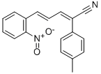 CAS#: 125369-76-8, (2E,4E)-2-(4-Methylphenyl)-5-(2-Nitrophenyl)Penta-2,4-Dienenitrile