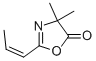 CAS#: 125376-15-0, 4,4-Dimethyl-2-(1-Propen-1-Yl)-5(4H)-Oxazolone