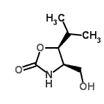 CAS 登录号：125414-63-3， (4R,5S)-4-(羟基甲基)-5-异丙基-1,3-恶唑烷-2-酮