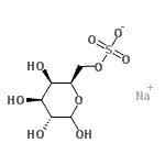 CAS 登录号：125455-62-1， 6-O-磺酸-D-吡喃半乳糖钠