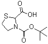 CAS 登录号：125471-00-3， 3-{[(2-甲基-2-丙基)氧基]羰基}-1,3-噻唑烷-2-羧酸