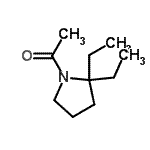 CAS#: 125573-94-6, 1-(2,2-Diethyl-1-Pyrrolidinyl)Ethanone