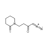 CAS#: 125627-64-7, 1-Diazo-4-(2-Thioxo-1-Piperidinyl)-2-Butanone
