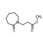 CAS 登录号：125627-72-7， 甲基3-(2-硫代-1-氮杂环庚基)丙酸酯