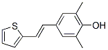 CAS 登录号：125721-82-6， 2,6-二甲基-4-[(E)-2-噻吩-2-基乙烯基]苯酚