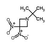 CAS#: 125735-38-8, 1-(2-Methyl-2-Propanyl)-3,3-Dinitroazetidine