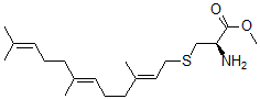 CAS#: 125741-64-2, Methyl (2R)-2-Amino-3-(3,7,11-Trimethyldodeca-2,6,10-Trienylsulfanyl)Propanoate