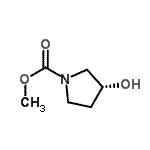 CAS 登录号：125787-05-5， 甲基(3R)-3-羟基-1-吡咯烷羧酸酯