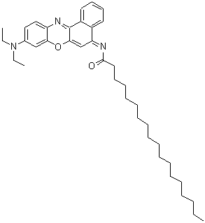 CAS#: 125829-24-5, N-[(5E)-9-(Diethylamino)-5H-Benzo[a]Phenoxazin-5-Ylidene]Octadecanamide