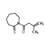CAS 登录号：125880-11-7， 3-甲基-1-(2-硫代-1-氮杂环庚基)-3-丁烯-1-酮