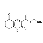 CAS#: 125885-50-9, Ethyl 2,5-Dioxo-1,2,5,6,7,8-Hexahydro-3-Quinolinecarboxylate