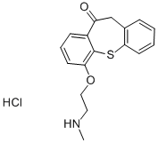 CAS#: 125981-95-5, 6-[2-(Methylamino)Ethoxy]-Dibenzo[b,f]Thiepin-10(11H)-One Hydrochloride (1:1)