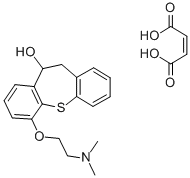 CAS#: 125981-99-9, 6-(2-Dimethylaminoethoxy)-10,11-dihydrodibenzo(b,f)thiepin-10-ol hydrogen maleate