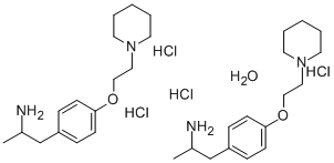 CAS#: 126002-30-0, 1-[4-(2-Piperidin-1-Ylethoxy)Phenyl]Propan-2-Amine Dihydrochloride