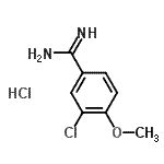 CAS#: 126007-98-5, 3-Chloro-4-Methoxybenzenecarboximidamide Hydrochloride (1:1)