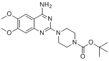 CAS#: 1260939-66-9, tert-butyl 4-(4-amino-6,7-dimethoxyquinazolin-2-yl)piperazine-1-carboxylate