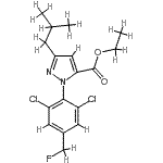 CAS#: 126100-06-9, Ethyl 1-[2,6-Dichloro-4-(Fluoromethyl)Phenyl]-3-Isobutyl-1H-Pyrazole-5-Carboxylate