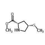 CAS#: 126111-07-7, Methyl (4S)-4-(Methylsulfanyl)-L-Prolinate