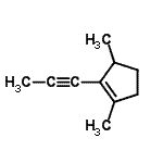 CAS#: 126133-14-0, 1,3-Dimethyl-2-(1-Propyn-1-Yl)Cyclopentene
